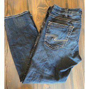 Silver Eddie Straight Leg Denim Jeans Sz 38x32 Men’s